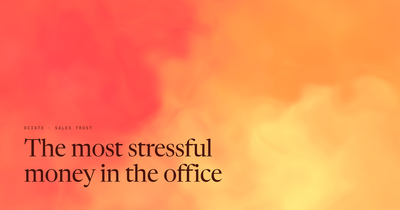 The most stressful money in the office